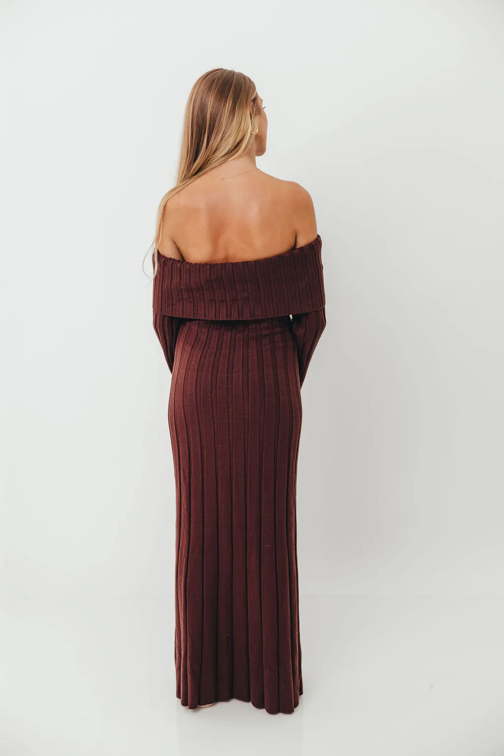 Evella Maxi Dress in Brown - Bump Friendly sold by Worth Collective product image thumbnail 4