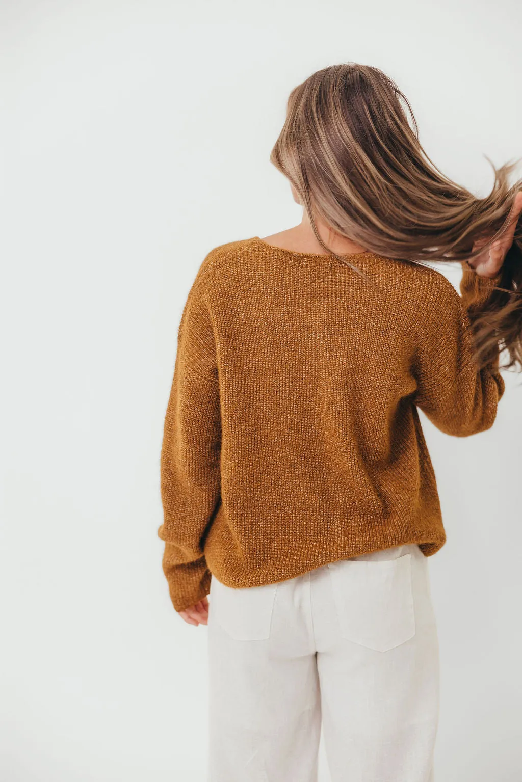 Newport Cardigan in Camel *Final Sale* sold by Worth Collective product image thumbnail 4