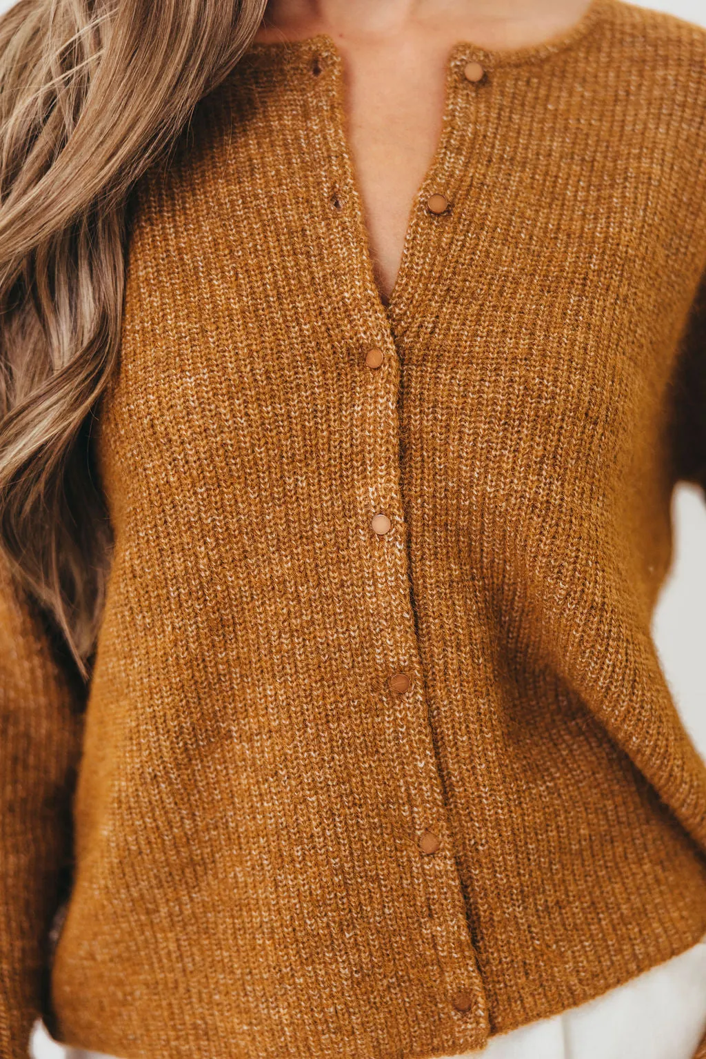 Newport Cardigan in Camel *Final Sale* sold by Worth Collective product image thumbnail 3