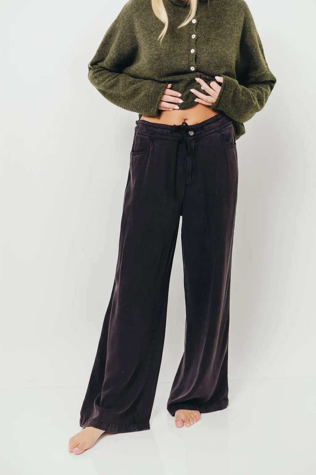 Everett Pants in Black sold by Worth Collective