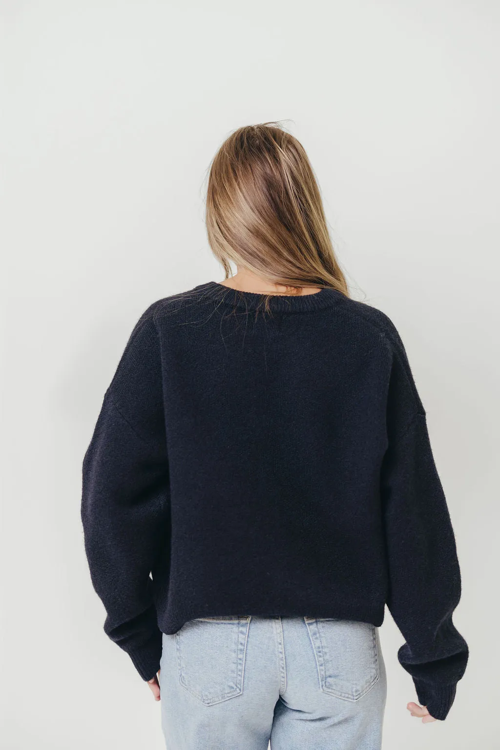 Alyssa Cardigan in Navy sold by Worth Collective product image thumbnail 5