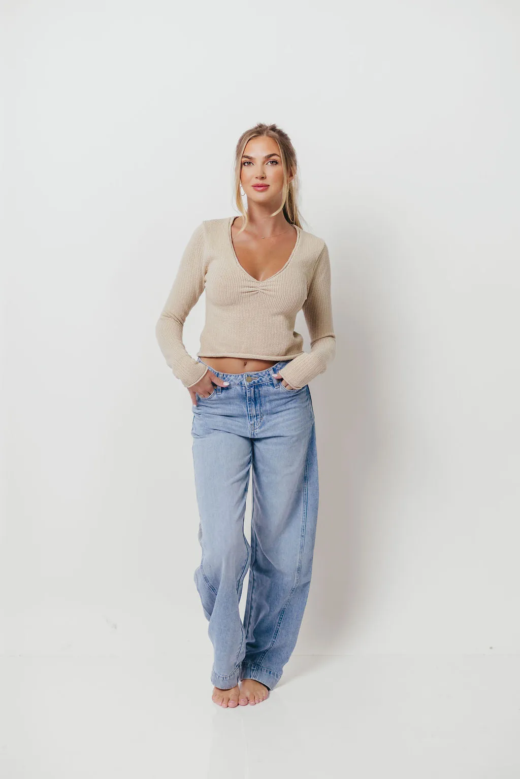 Marianne Sweater in Ecru sold by Worth Collective product image thumbnail 4