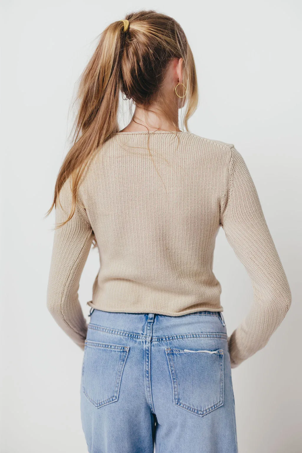Marianne Sweater in Ecru sold by Worth Collective product image thumbnail 3