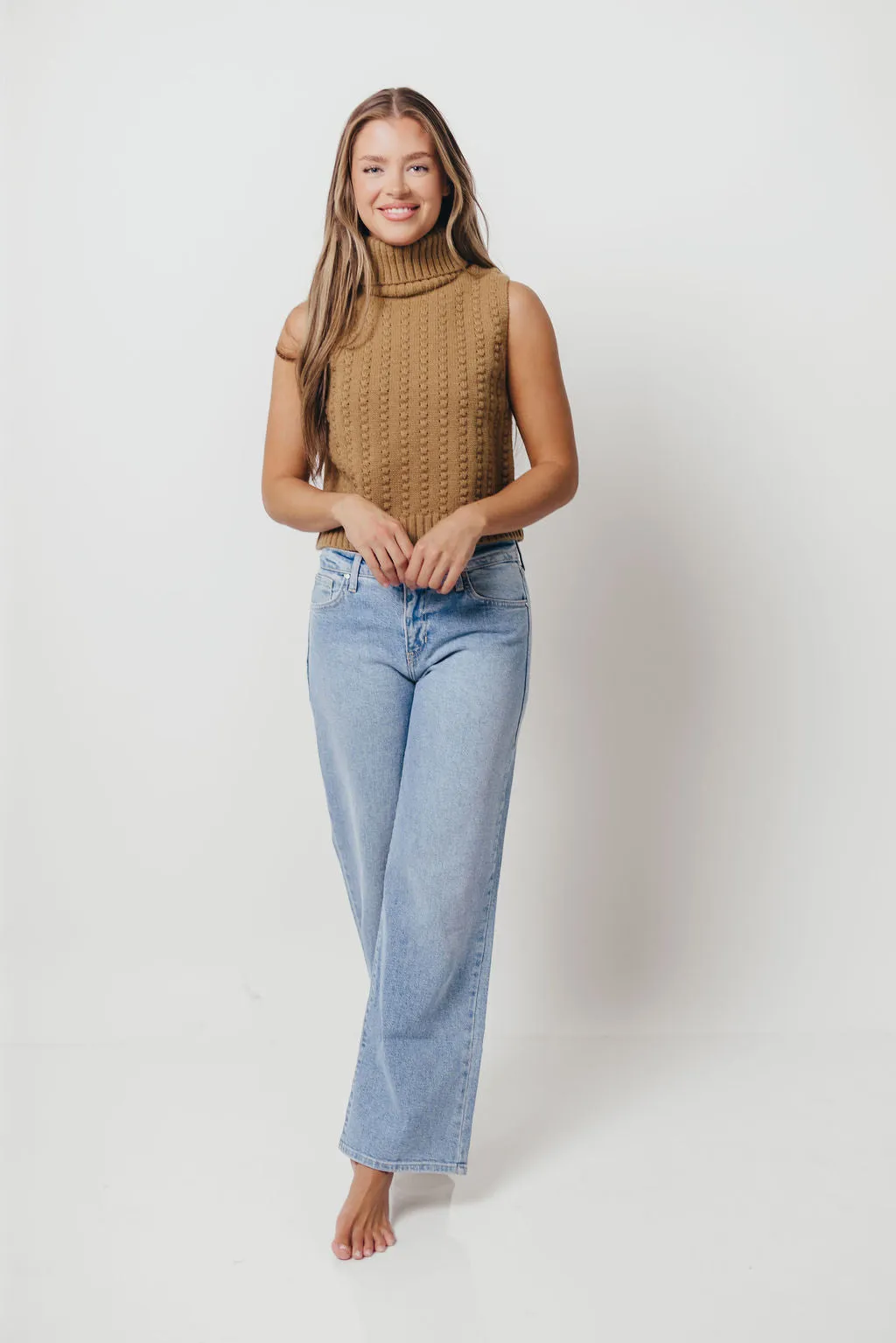 Mandi Sweater Vest in Camel *Final Sale* sold by Worth Collective product image thumbnail 5