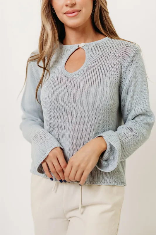 Tala Sweater in Light Blue sold by Worth Collective