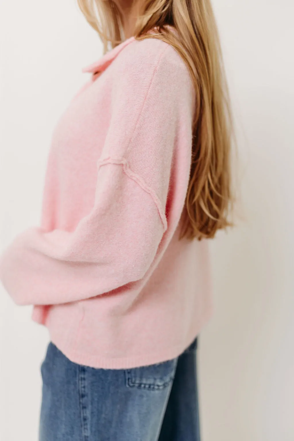 Kyla Cardigan Sweater in Ballet sold by Worth Collective product image thumbnail 4