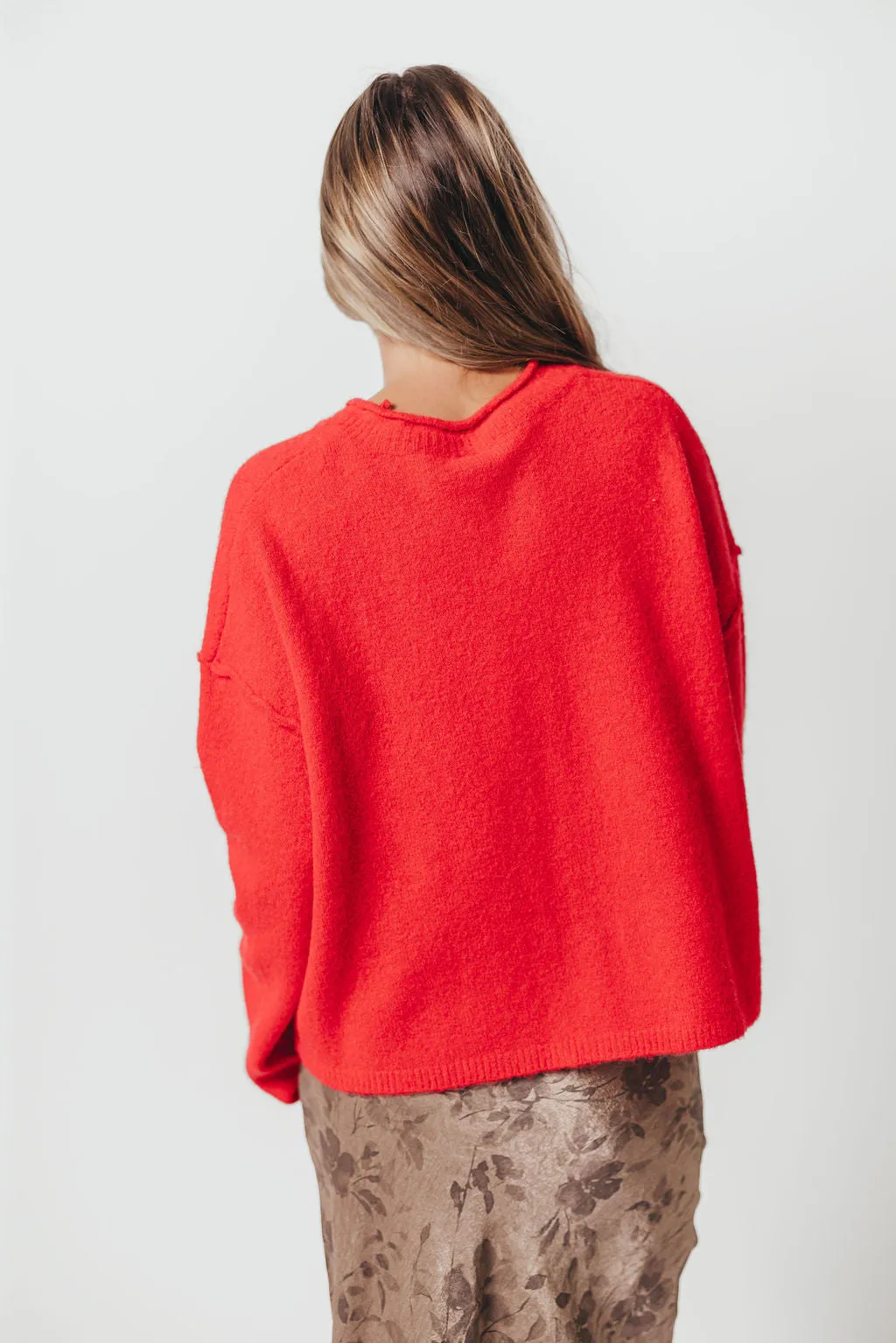 Kyla Cardigan Sweater in Poppy sold by Worth Collective product image thumbnail 5