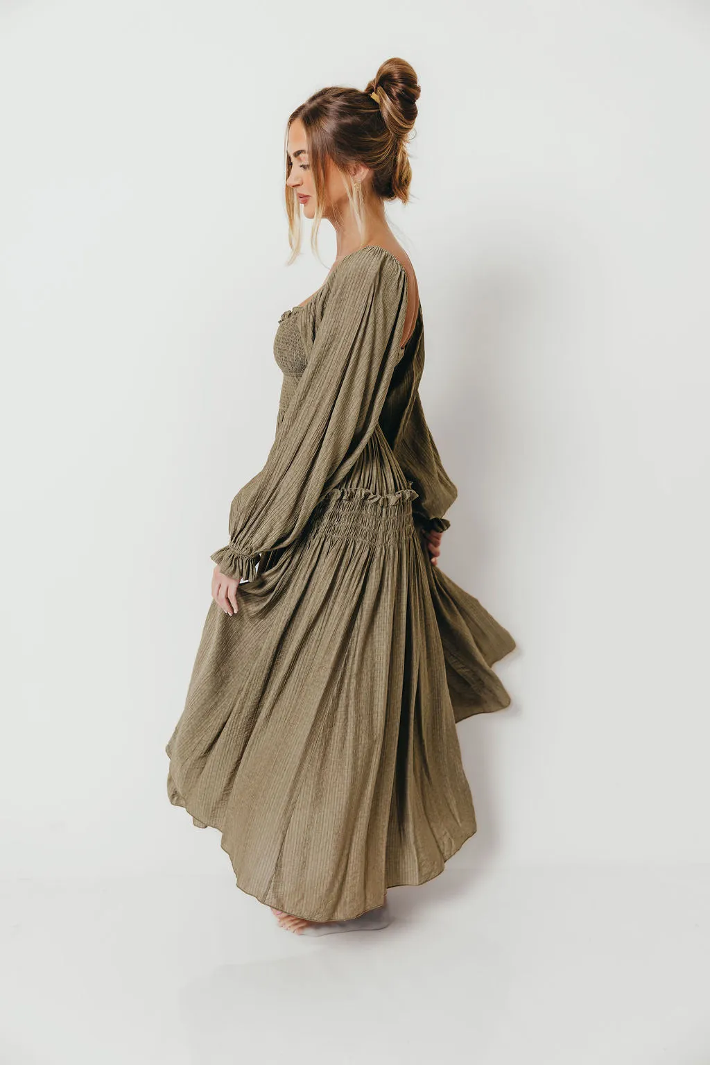 Sylvia Maxi Dress in Stone *Final Sale* sold by Worth Collective product image thumbnail 5