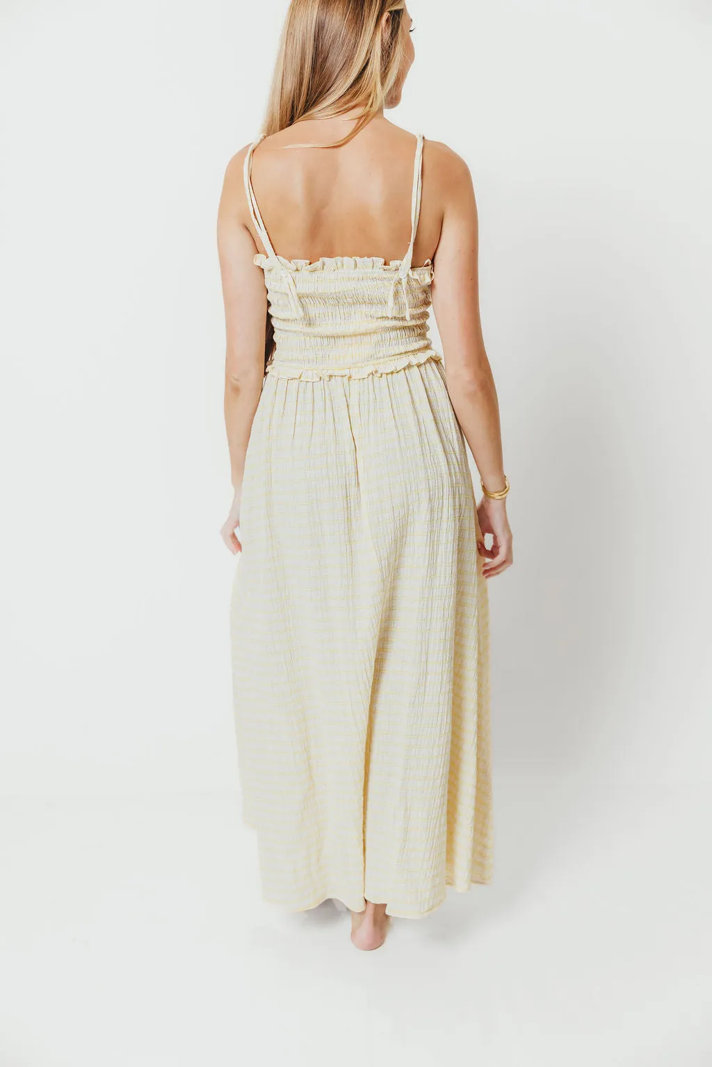 Francia Maxi Dress in Butter sold by Worth Collective product image thumbnail 5