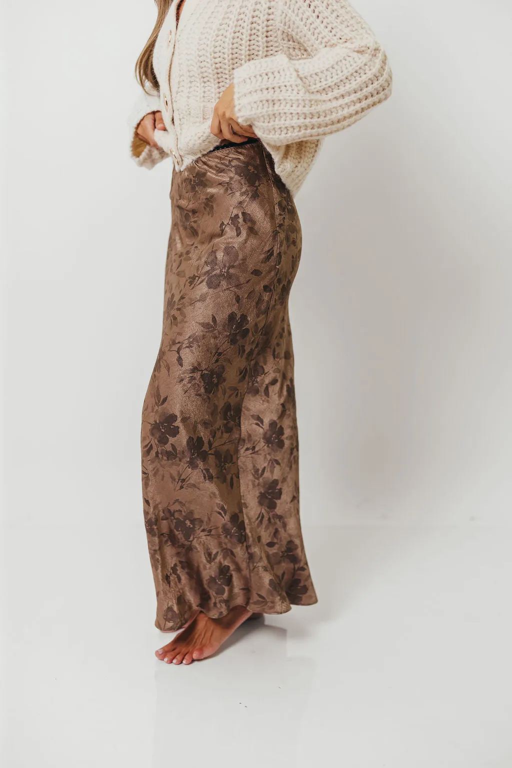 Janis Maxi Skirt in Taupe sold by Worth Collective product image thumbnail 4