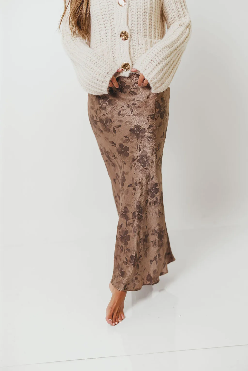 Janis Maxi Skirt in Taupe sold by Worth Collective product image thumbnail 2