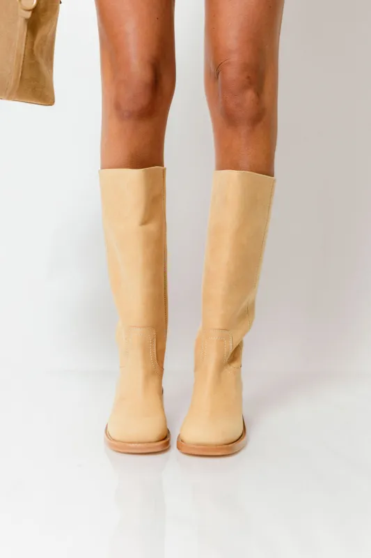 Riggs Boots in Banana Leather sold by Worth Collective