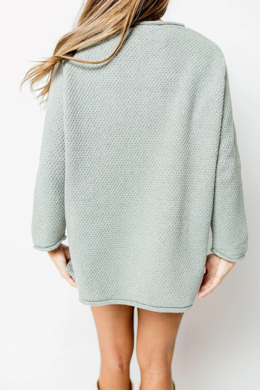 Alyse Pullover Sweater in Cement sold by Worth Collective product image thumbnail 5