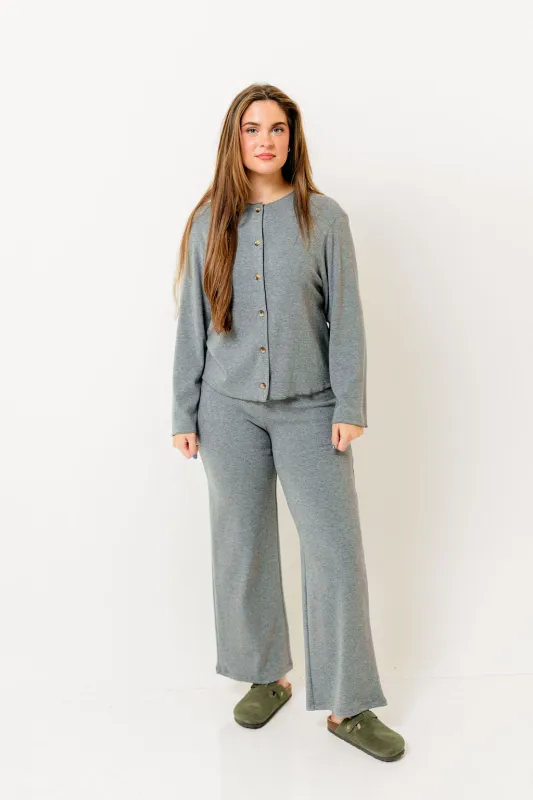 Brooklyn Top and Pants Set in Grey *Final Sale* sold by Worth Collective