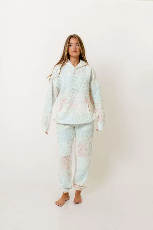 Blanche Quilted Joggers in Pastel sold by Worth Collective
