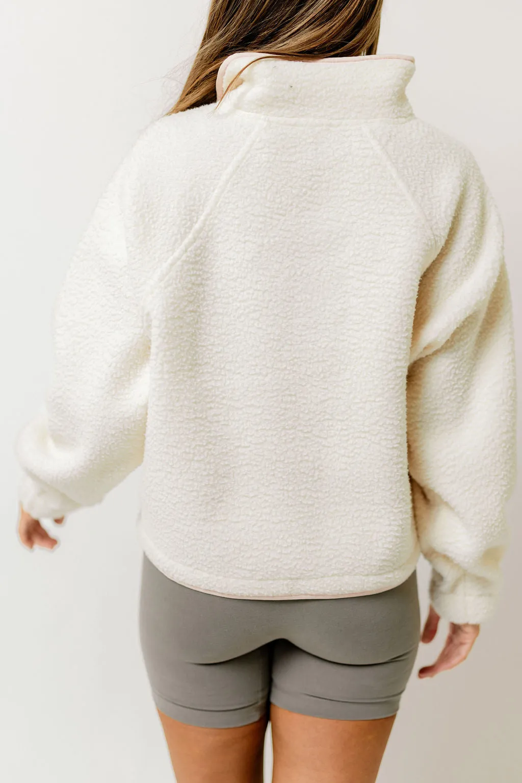 Arlo Pullover in Ivory/Pink sold by Worth Collective product image thumbnail 5