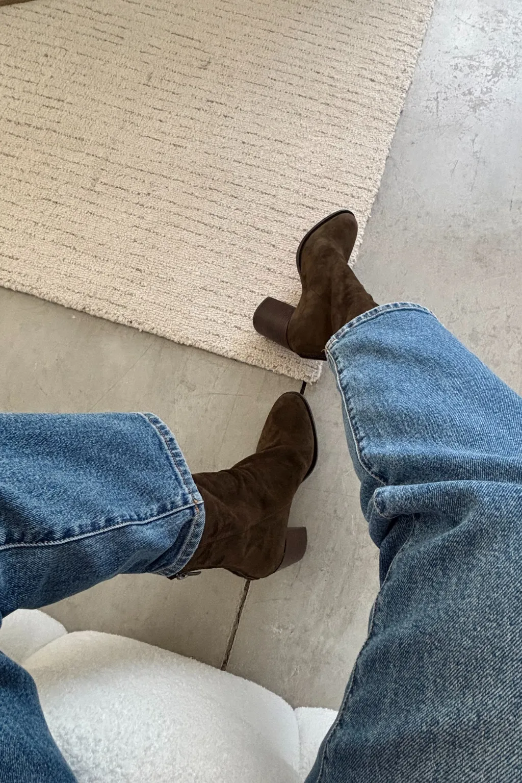 Obsession Bootie in Olive Suede *Final Sale* sold by Worth Collective