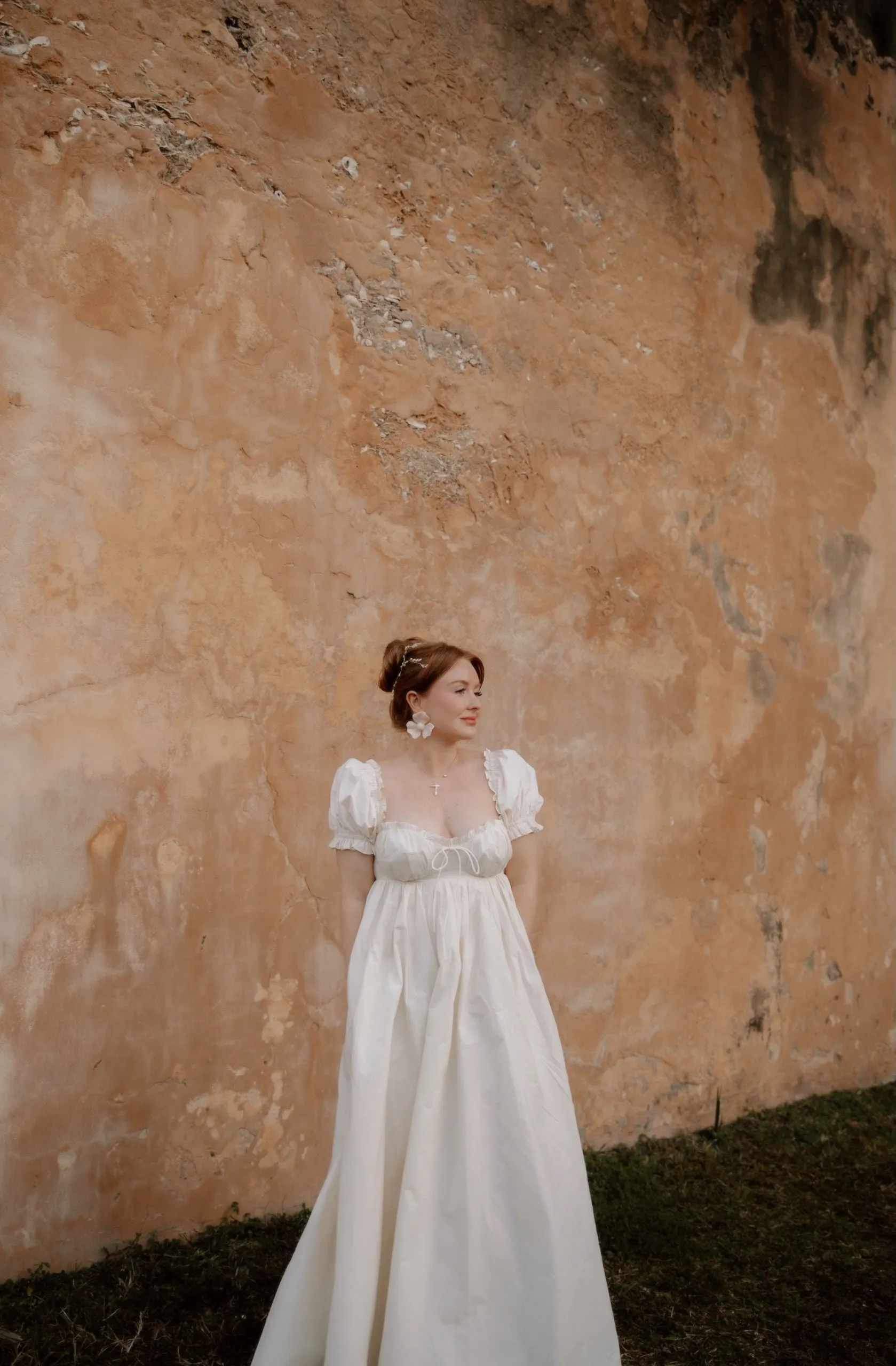 Olivia 100% Cotton Maxi Dress in Cream - Bump Friendly sold by Worth Collective product image thumbnail 4