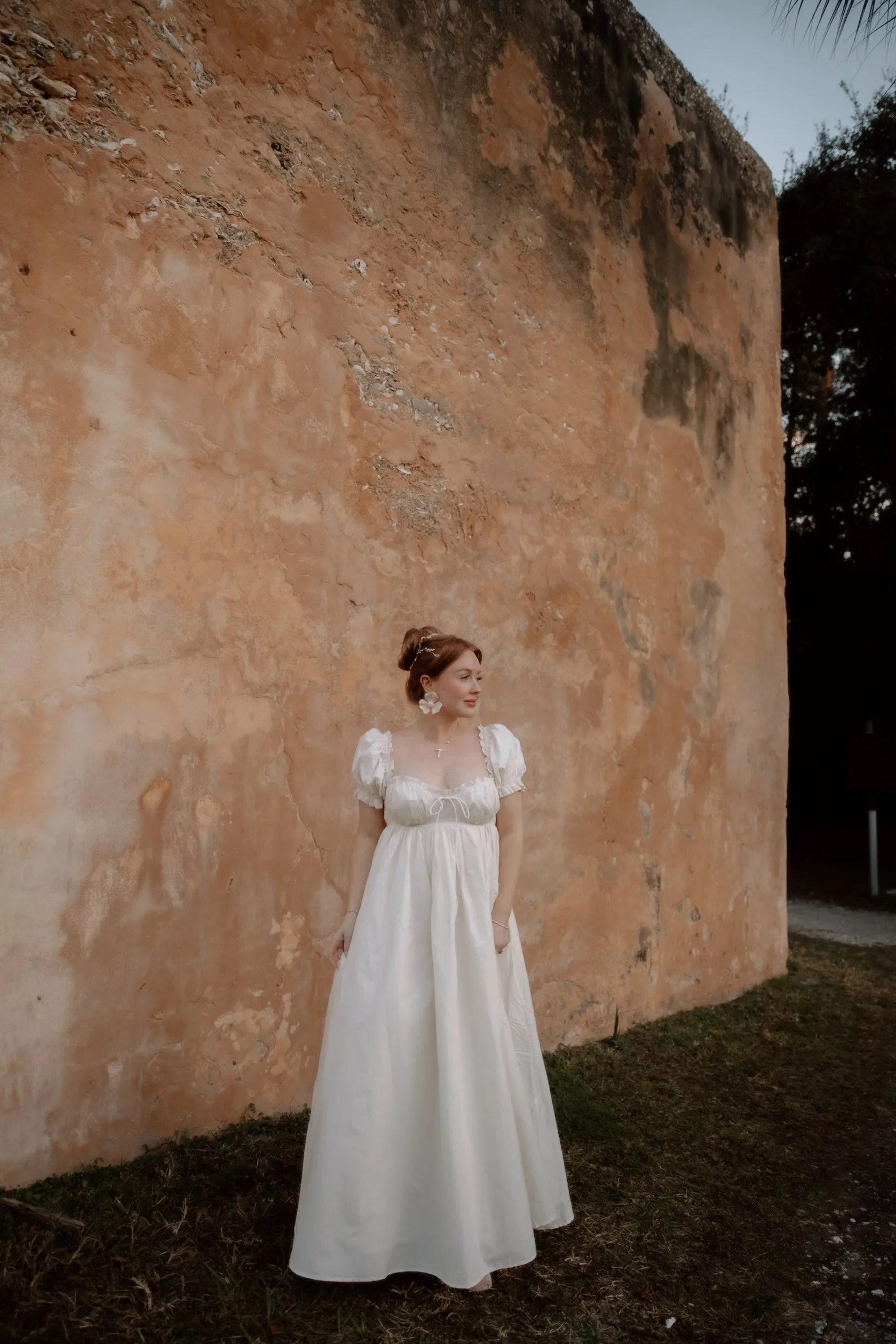 Olivia 100% Cotton Maxi Dress in Cream - Bump Friendly sold by Worth Collective product image thumbnail 2