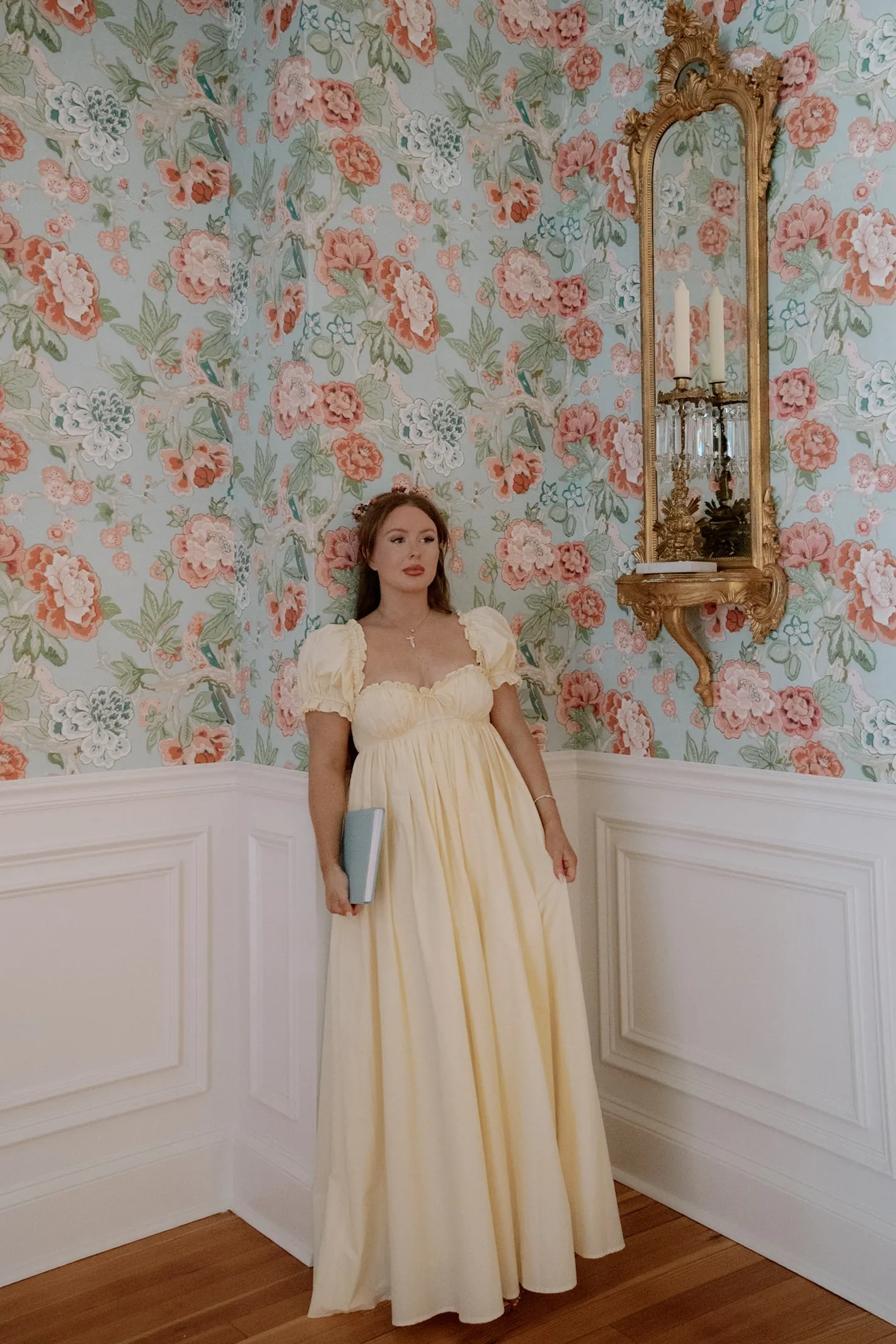 Olivia 100% Cotton Maxi Dress in Butter Yellow - Bump Friendly sold by Worth Collective