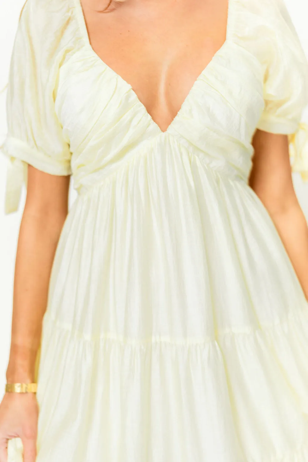 Grayson Maxi Dress in Lemon - Bump Friendly & Inclusive Sizing sold by Worth Collective product image thumbnail 4