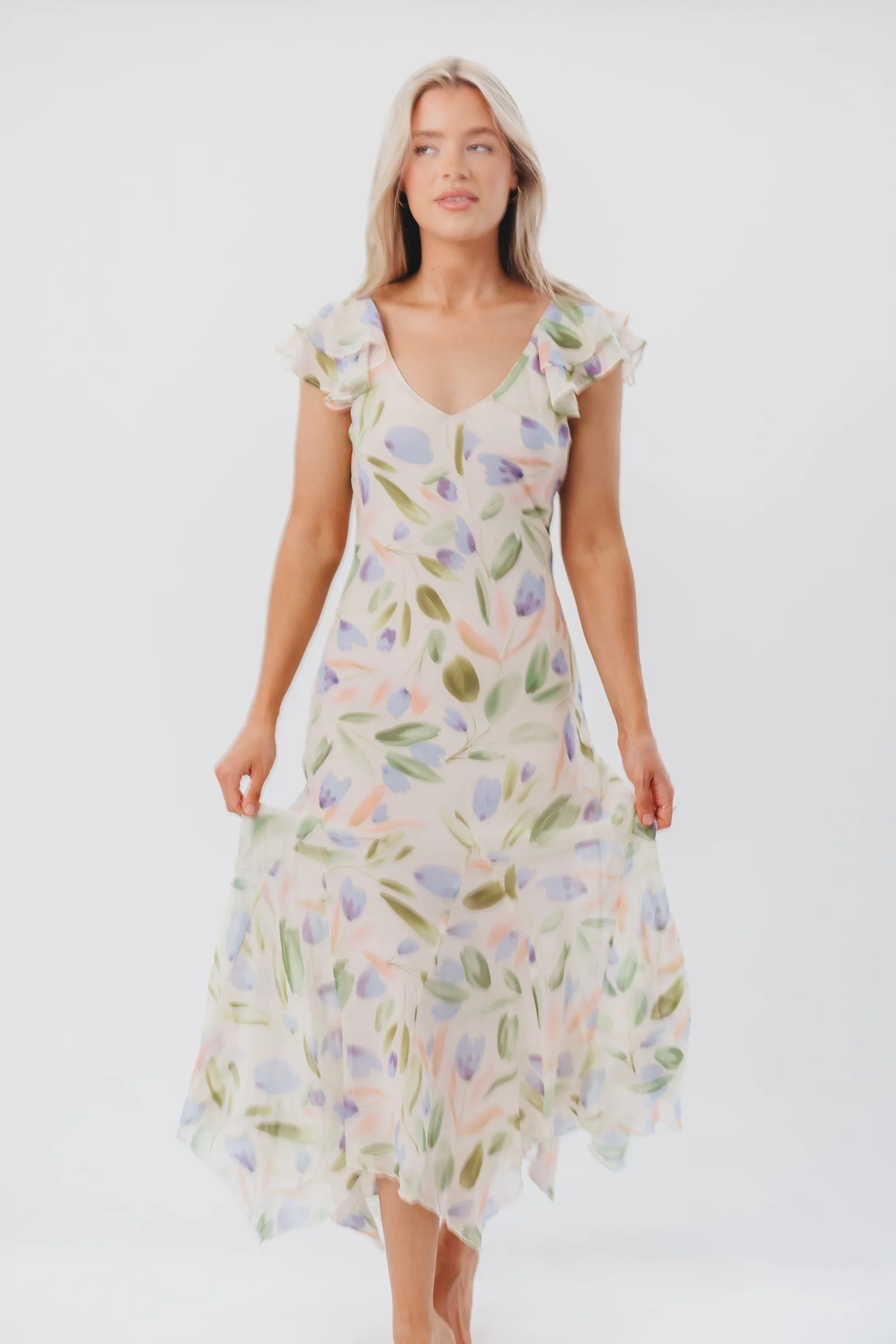 white off shoulder ruffle dress Dollytang Joanna Off-shoulder Ruffle Fishtail Dress – dollytang