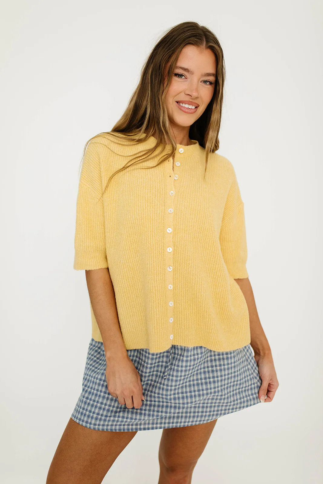 Cherie Cardigan Top in Honey sold by Worth Collective product image thumbnail 2