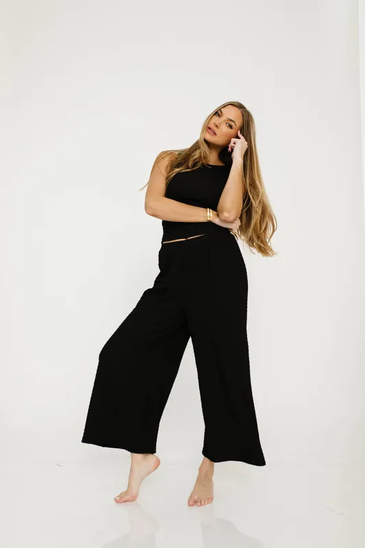 Honey Textured Set in Black made by Sadie & Sage