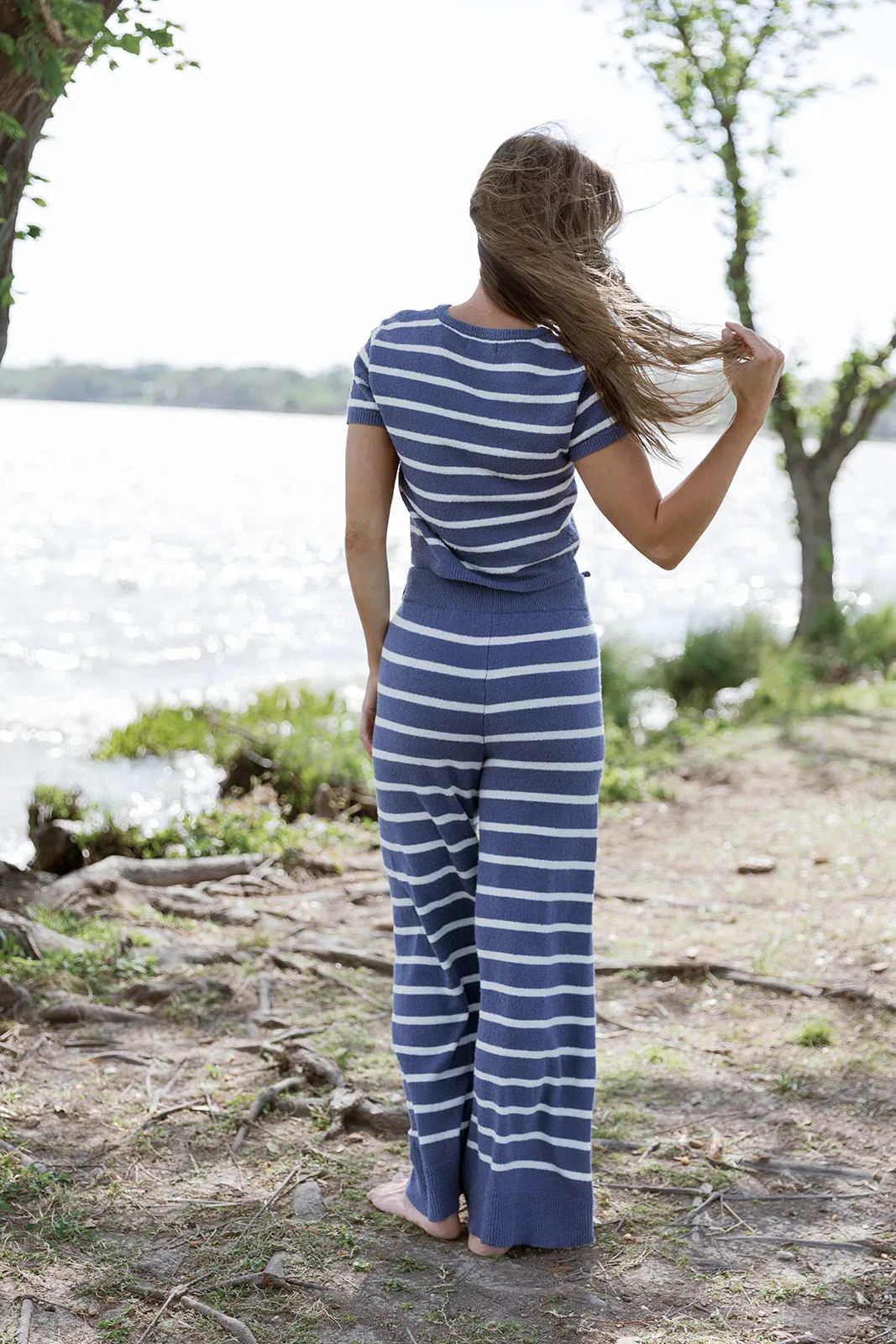 Madi Knit Set in Navy/White sold by Worth Collective product image thumbnail 5