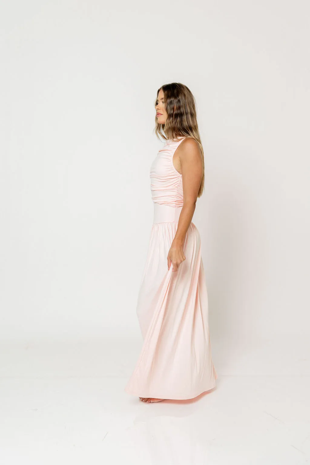 Leni Maxi Dress in Blush *Final Sale* sold by Worth Collective product image thumbnail 5