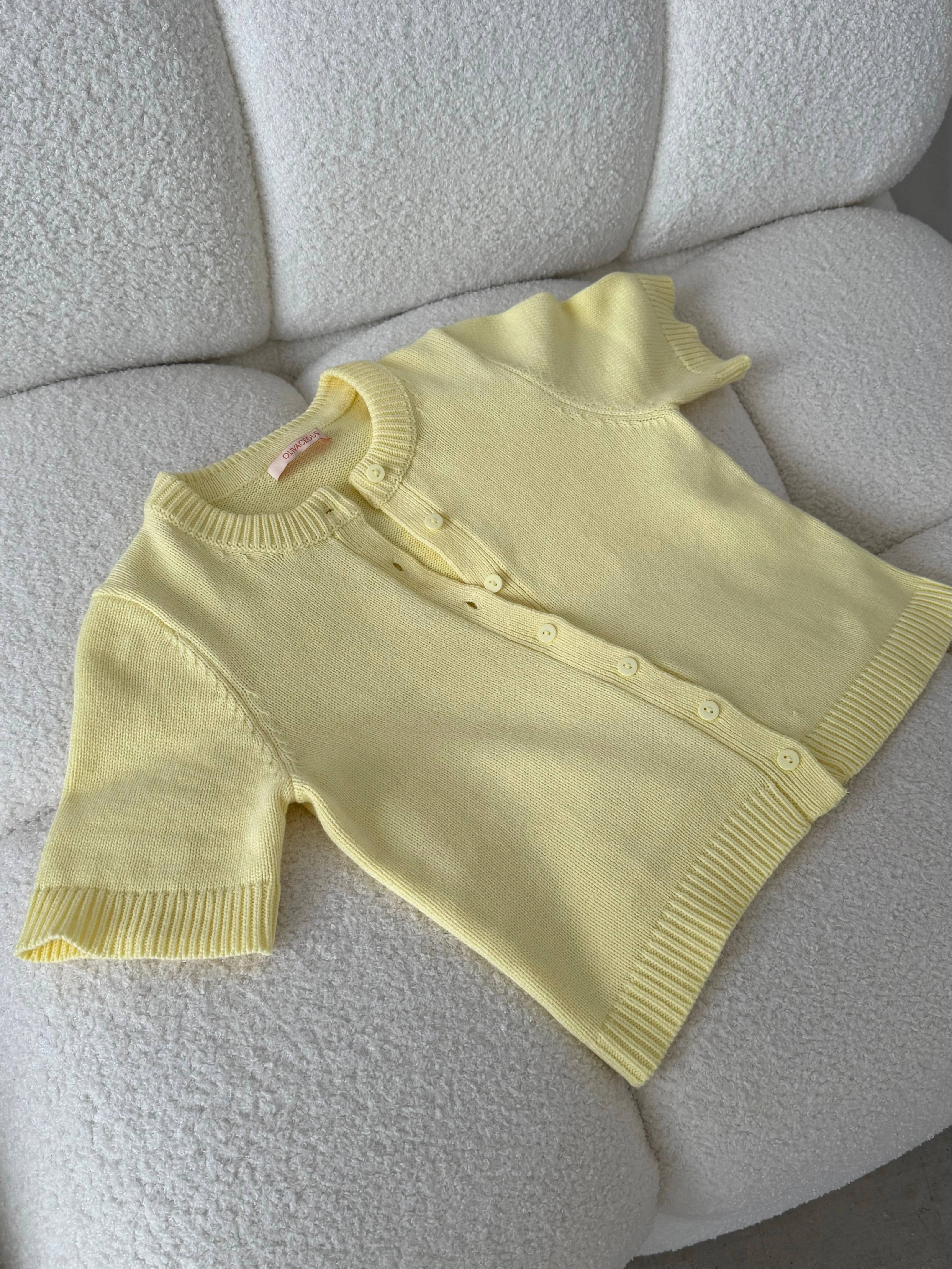Payton Short Sleeve Knit Top in Butter sold by Worth Collective product image thumbnail 2