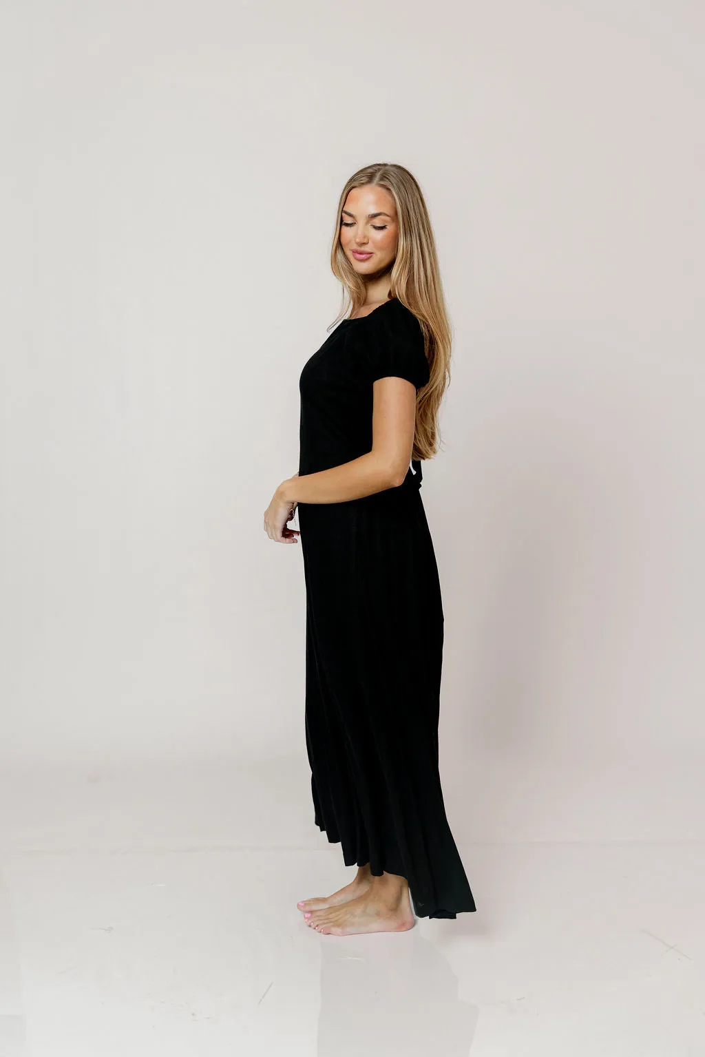 Kameron Midi Dress in Black sold by Worth Collective product image thumbnail 4