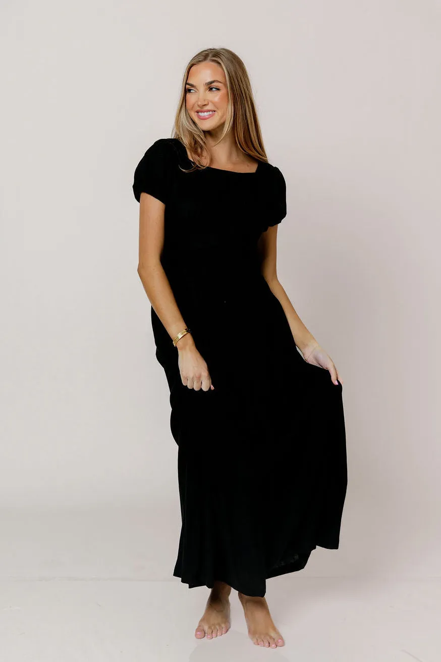 Kameron Midi Dress in Black sold by Worth Collective product image thumbnail 2