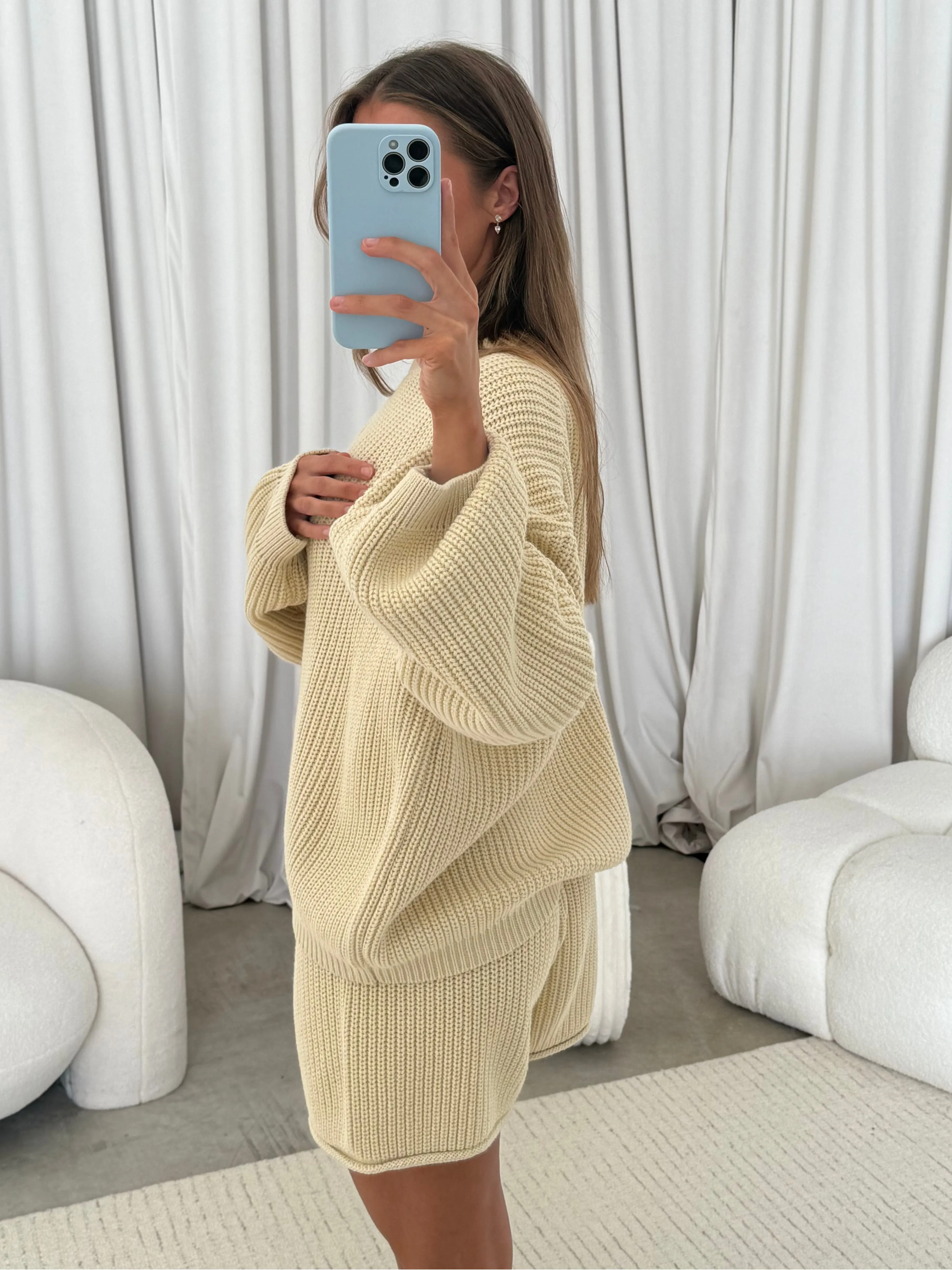 Emily Knit Top in Buttercream sold by Worth Collective product image thumbnail 4