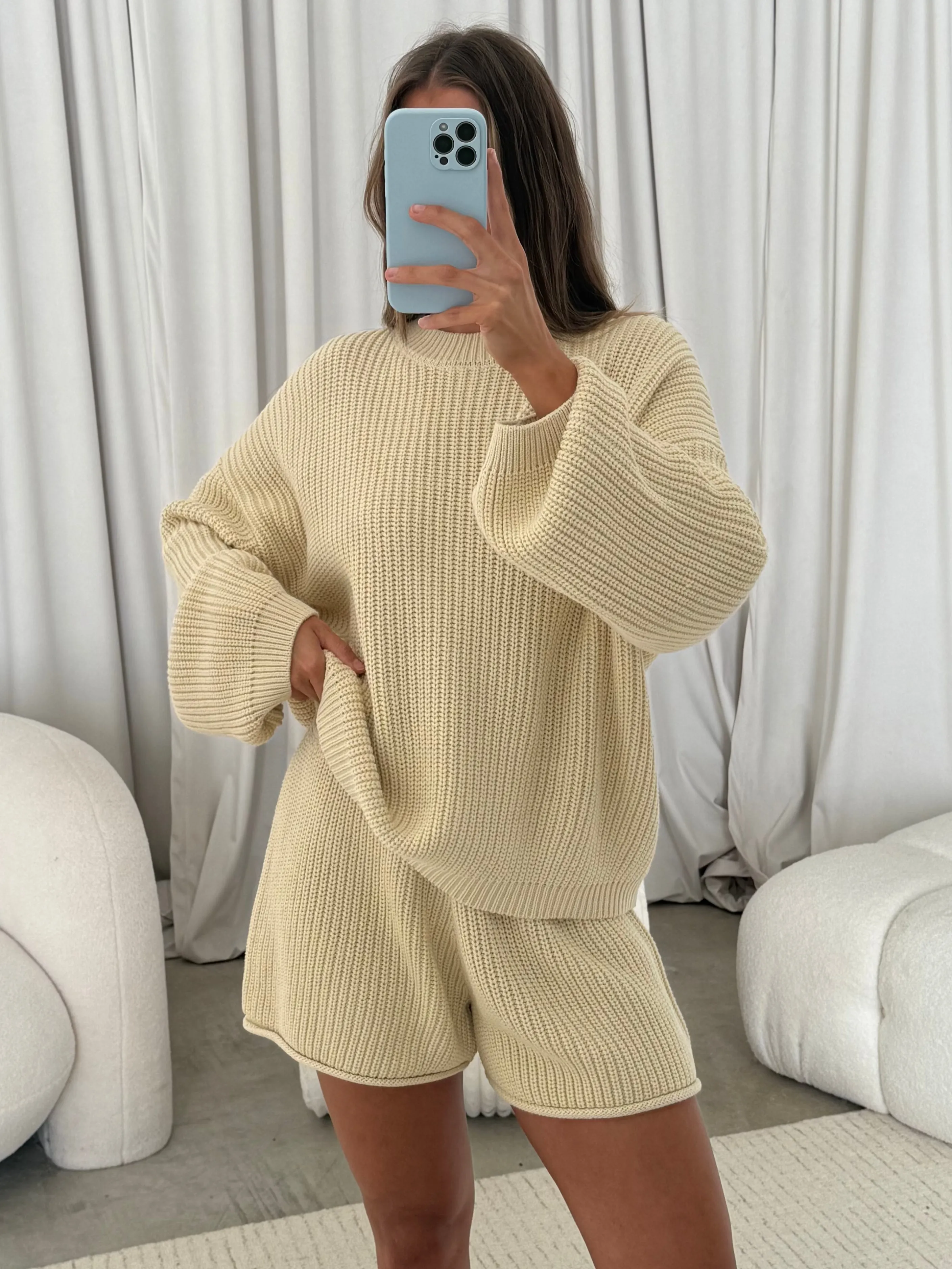 Emily Knit Top in Buttercream sold by Worth Collective product image thumbnail 2