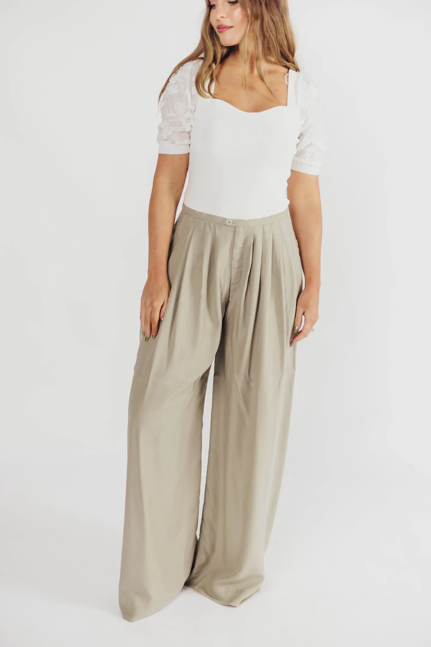 ASTR Charis Sweater in White sold by Worth Collective product image thumbnail 4