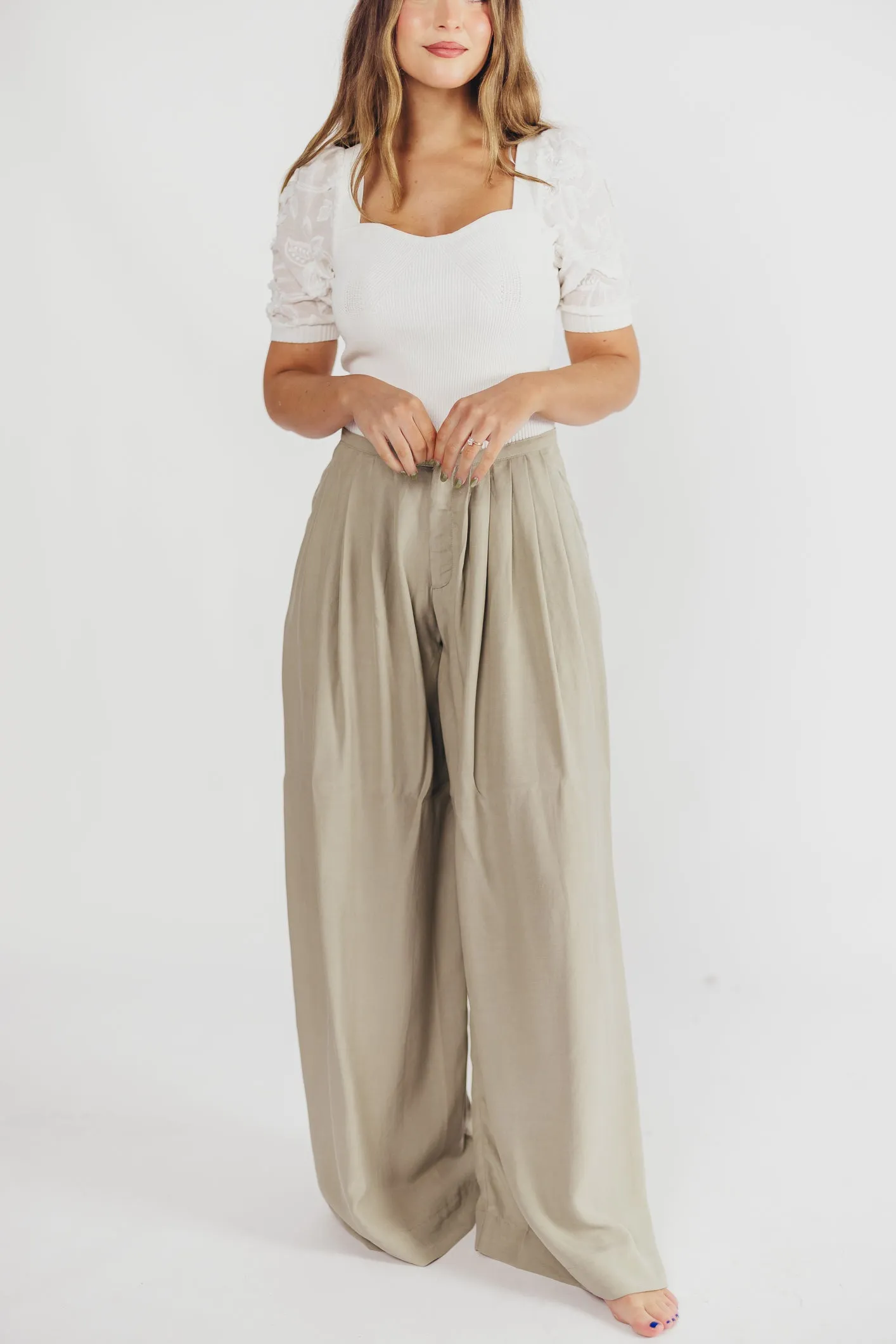 ASTR Charis Sweater in White sold by Worth Collective product image thumbnail 5