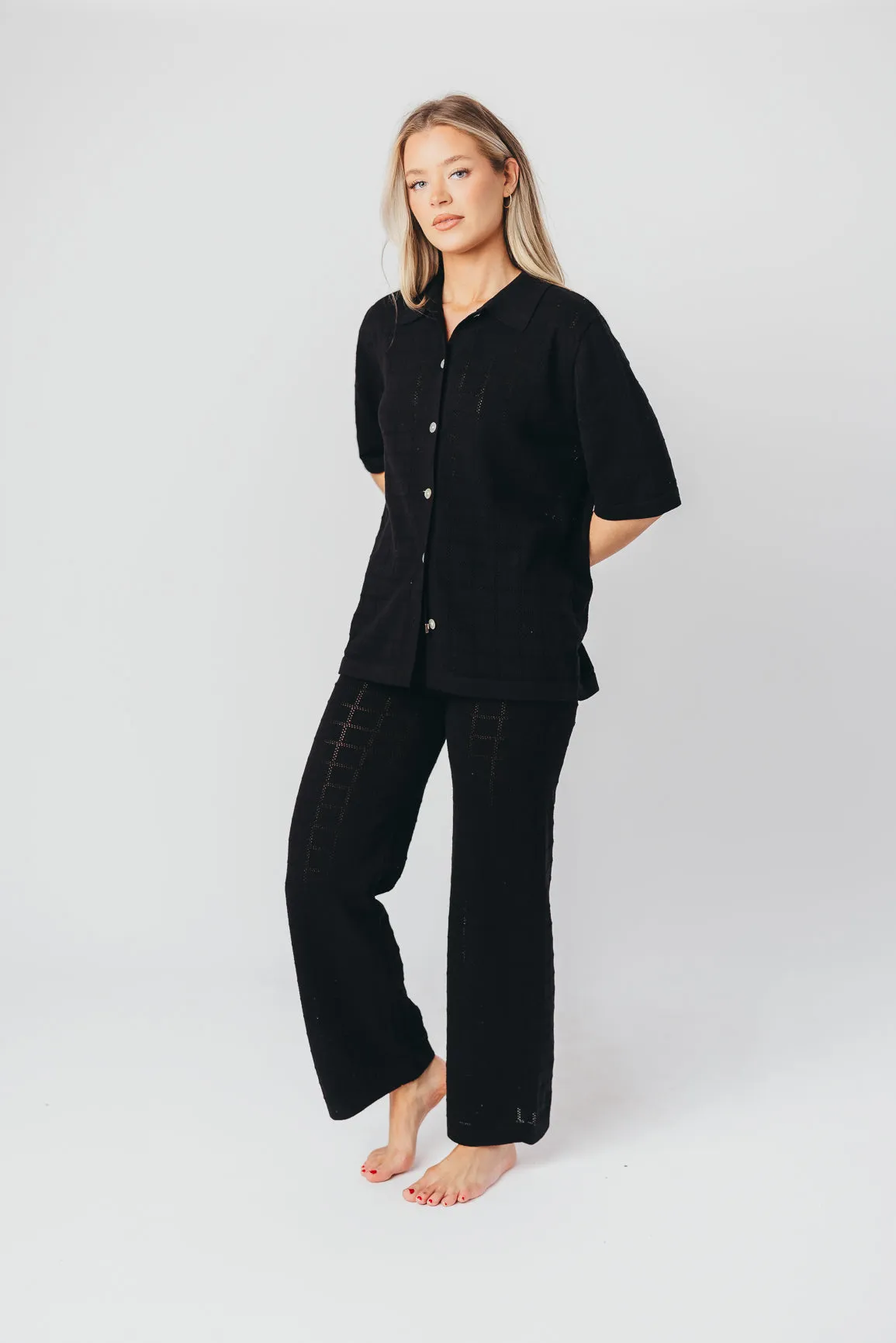 Lia 100% Cotton Pants in Black sold by Worth Collective product image thumbnail 4