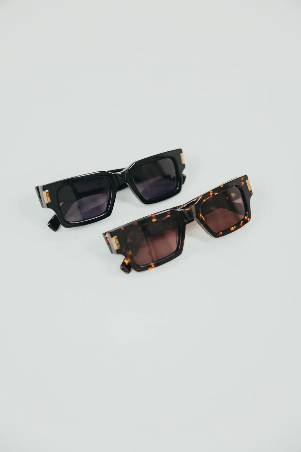 The Sara Sunglasses in Black Jet sold by Worth Collective