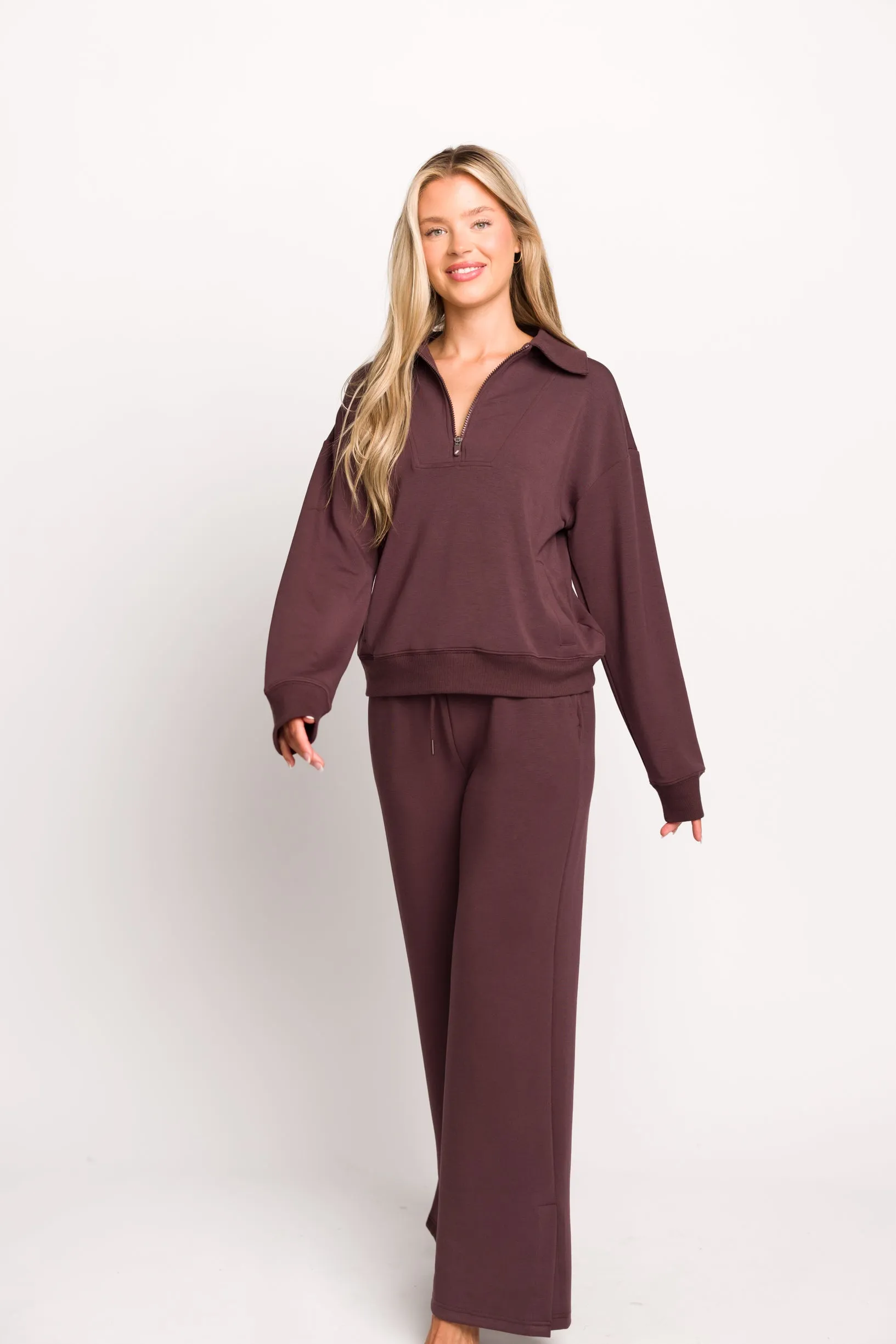 Layne Top in Raisin sold by Worth Collective