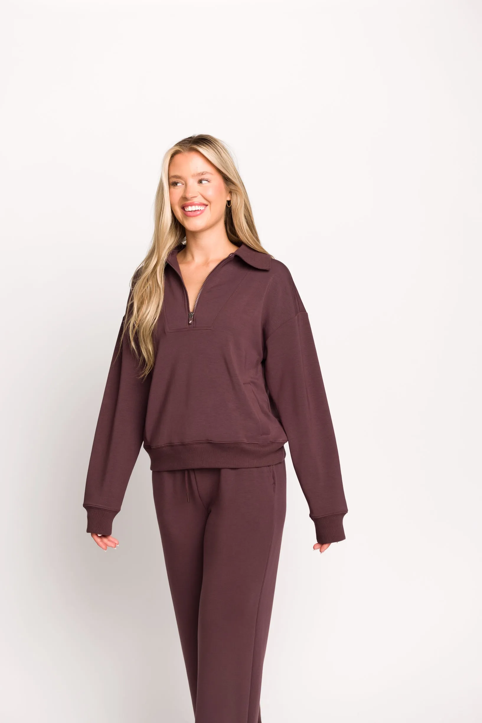 Layne Top in Raisin sold by Worth Collective product image thumbnail 5