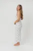 Piper Bow Print Maxi Dress with Ruffles in Ivory sold by Worth Collective