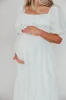 Edda Coastal Midi Dress in Sage - Bump Friendly & Inclusive Sizing (S-3XL) sold by Worth Collective
