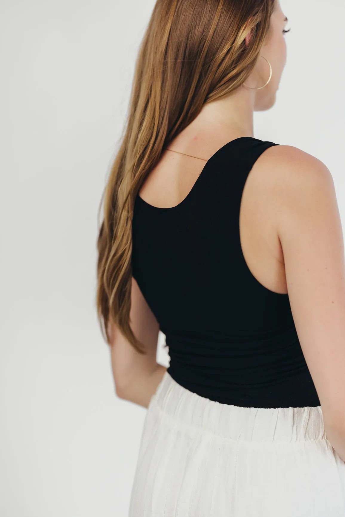 It Takes Two Seamless Tank in Black sold by Worth Collective product image thumbnail 5