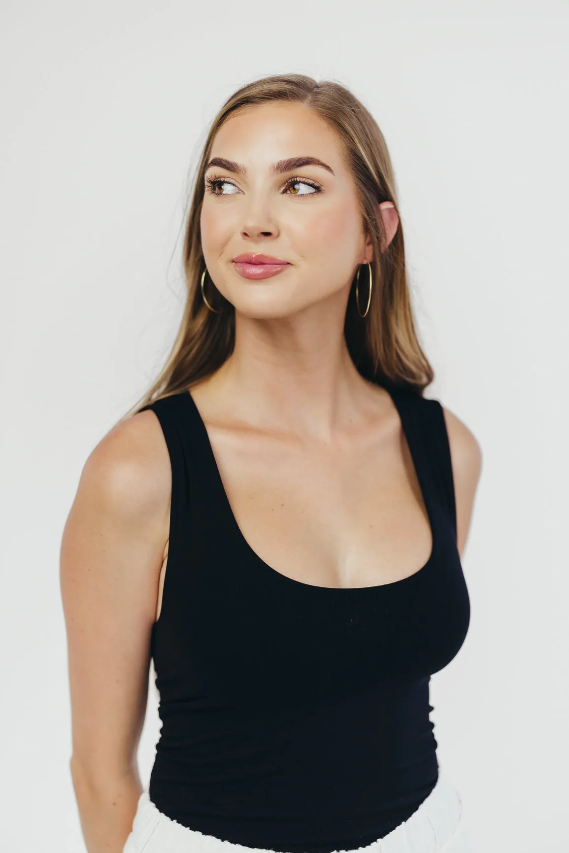 It Takes Two Seamless Tank in Black sold by Worth Collective product image thumbnail 3