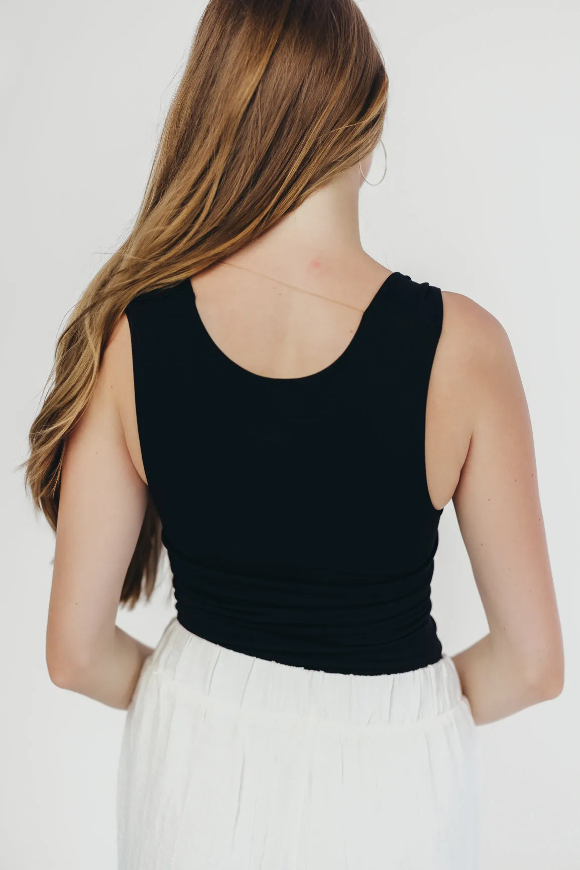 It Takes Two Seamless Tank in Black sold by Worth Collective product image thumbnail 4