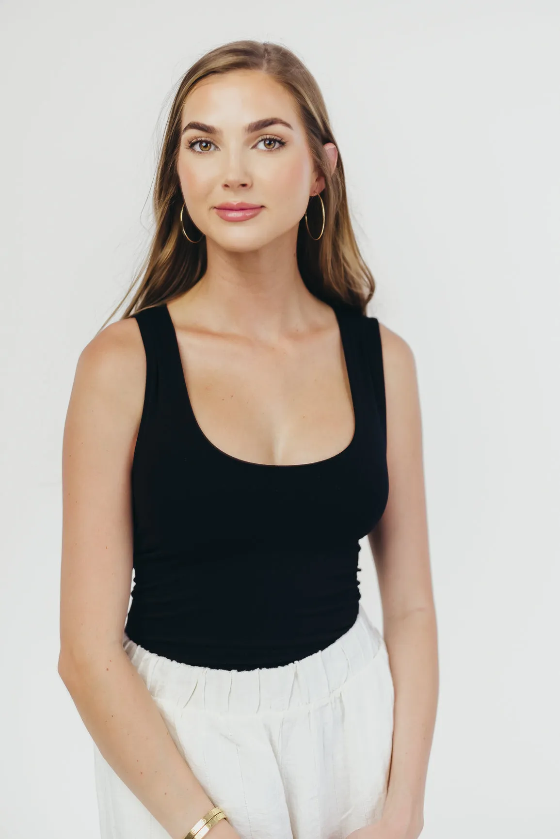 It Takes Two Seamless Tank in Black sold by Worth Collective product image thumbnail 2