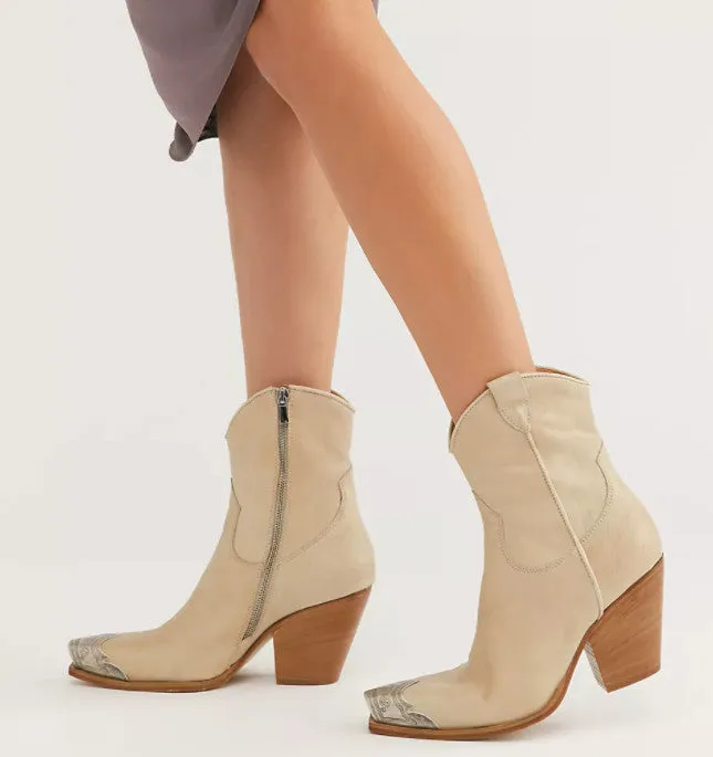 Free People Brayden Western Boot in Bone sold by Worth Collective product image thumbnail 5