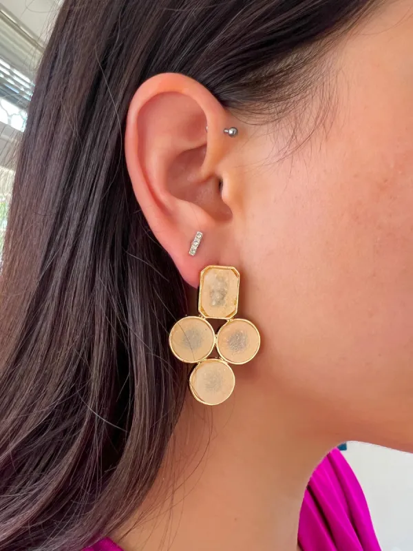 Pendientes formas geométricas sold by Sorellas