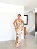 Vestido halter estampado tierra sold by Sorellas
